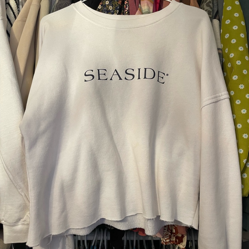 Seaside cropped crewneck